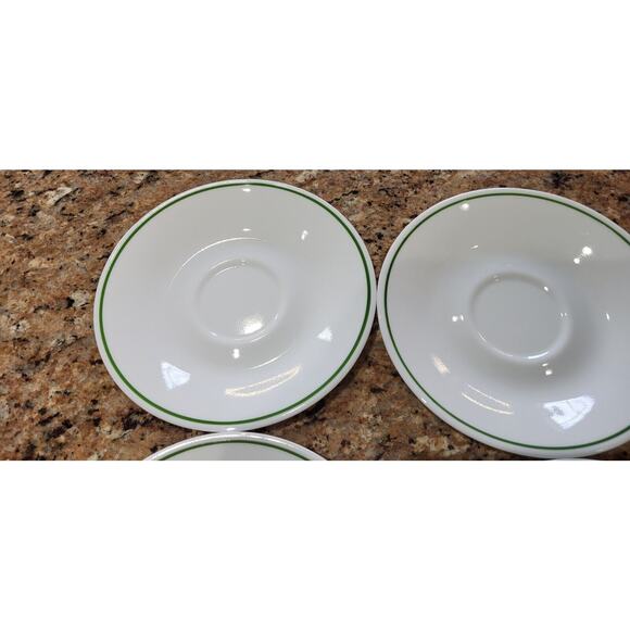 Corelle Green Rim Saucer (Set Of 4) - Picture 7 of 16